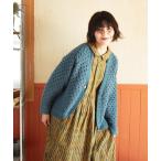 ショッピングドット カーディガン Claraboya ドットシアーニットカーディガン レディース