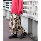 ショッピング花柄 スカート アソートプリントパネルスカート