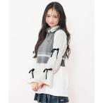 ブラウス シャツ ニットベスト＆りぼんミニワンピセット キッズ 子供服 女の子