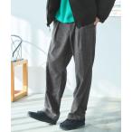 ショッピングストレート パンツ ウォッシャブル フラノ パターン W2 イージーパンツ メンズ