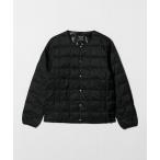 ダウンジャケット ダウン 「TAION」クルーネック ボタン ダウンジャケット メンズ