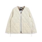 ダウンコート ダウンジャケット TAION/タイオン/Military W-Zip Vneck Down Jacket-Soft Shell レディー