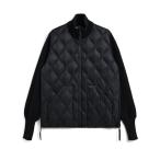 ショッピングタイ ダウンコート ダウンジャケット TAION/タイオン/Military Hi-Neck Knit+Down Jacket-Soft Shell レディ