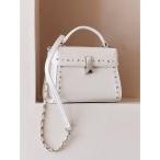 ショルダーバッグ バッグ 「USAGI ONLINE・ZOZO限定」限定ビジュースタッズポシェット レディース