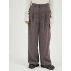 パンツ タックワイドパンツ レディース