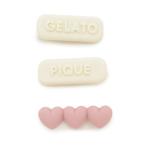 ルームウェア 部屋着 ボリュームロゴヘアクリップセット レディース