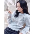 ニット セーター Sustainableノルディックニットプルオーバー レディース