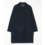 ショッピングラベンハム 「LAVENHAM」 チェック柄コート S ネイビー レディース