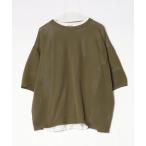 [FREAK'S STORE] короткий рукав вязаный L зеленый мужской 