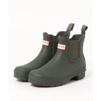 「HUNTER」 レインブーツ - グリーン レディース