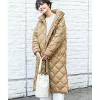 「TAION」 ダウンコート FREE キャメル レディース