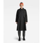 「G-STAR」 トレンチコート X-SMALL ダークブラック レディース