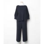 「URBAN RESEARCH DOORS」 パンツスーツ ONE ネイビー レディース