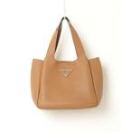 ショッピングPRADA 「PRADA」 スモール レザー トートバッグ - ブラウン レディース