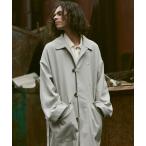 [Casper John] пальто с отложным воротником MEDIUM слоновая кость мужской 