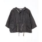 「ARMEN」 ジップアップパーカー - グレー レディース