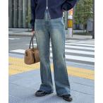 「CPCM」 ブーツカットデニムパンツ - インディゴブルー レディース