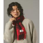 ショッピング柄 マフラー シルキータッチチェック柄マフラー メンズ