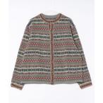 カーディガン an meets zakka フェアアイルカーディガン メンズ レディース