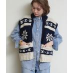 ニット セーター カウチンニットベスト レディース