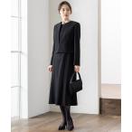 ショッピング喪服 セットアップ 「洗える喪服」ノーカラージャケット＆ロングワンピースセット レディース