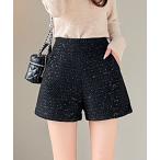 ショッピングスパンコール パンツ ラメツイードスパンコールショートパンツ レディース