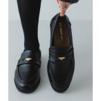 ショッピングブラウン ローファー コインローファー レディース