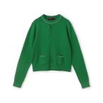 カーディガン コットンカシミヤ パールポケットカーディガン レディース