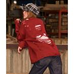 ショッピングダメージ ニット セーター ハートクラッシュダメージニットトップス レディース