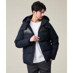 ダウンジャケット ダウン 「700FP」レザーライクコンビ ダウンジャケット メンズ レディース