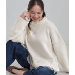 ショッピングラメ ニット セーター 「S-LL」インせず着られる 裾レースラメニット レディース