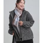 ブルゾン アウター スタンドツイードブルゾン レディース