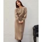 ショッピングカーデ ワンピース カーデSETニットワンピース 635087