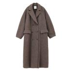 コート チェスターコート 「CLANE/クラネ」DOUBLE WOOL LONG COAT/ダブルウールロングコート/チェスターコート レディース