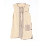 ショッピング快晴堂 「快晴堂」 ワンポイントニットベスト 2 ベージュ レディース