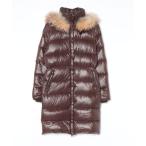 「DUVETICA」 ダウンジャケット 40 ブラウン レディース