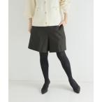 「IENA」 ショートパンツ 36 グレー レディース