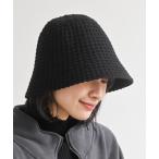 ショッピングハット 帽子 ハット ワッフル編みハット レディース