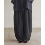 パンツ ツイードライクバレルパンツ「プチ・プラスサイズあり」 レディース