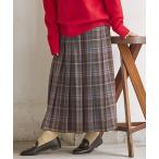 スカート チェックプリーツスカート