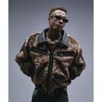 ブルゾン アウター Switch Design Faux Fur Flight Jacet / スイッチデザインフェイクファーフライトジャケット メン