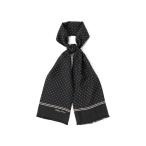 ショッピングスカーフ マフラー Holliday ＆ Brown / シルク ドット柄 スカーフ メンズ