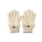 ショッピングリボン 手袋 リボンニットグローブ キッズ 子供 女の子