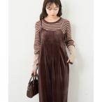 ショッピングオーバーオール サロペット オーバーオール 「一部店舗限定/S.Mサイズ展開」B ベロアサロペット レディース