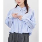 ブラウス シャツ 裾バルーンシャツ レディース