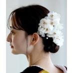 ショッピング髪飾り 髪飾り オーガンジーブーケ 日本製 レディース