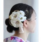ショッピング髪飾り 髪飾り シルクフラワー芙蓉 日本製 レディース