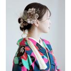 髪飾り 桜花・リングタッセル・金箔 日本製 レディース