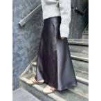 ショッピングサテン スカート バイヤスサテンナロースカート