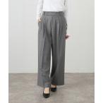 ショッピングワイドパンツ スラックス パンツ 「洗える」タックワイドパンツ レディース